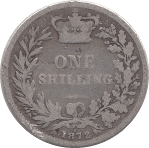 1872 SHILLING ( FAIR ) DIE 106 - Shilling - Cambridgeshire Coins