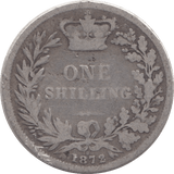 1872 SHILLING ( FAIR ) DIE 106 - Shilling - Cambridgeshire Coins