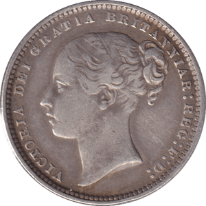 1872 SHILLING ( GVF ) DIE 50 - SHILLING - Cambridgeshire Coins