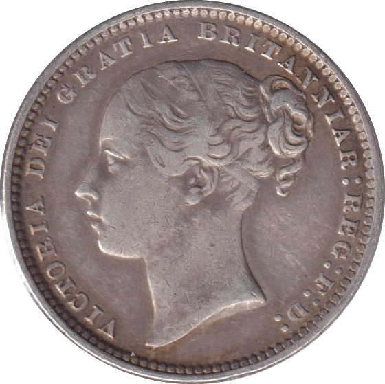 1872 SHILLING ( GVF ) DIE 50 - SHILLING - Cambridgeshire Coins