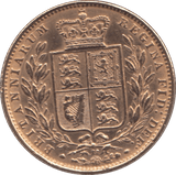 1872 SOVEREIGN ( EF ) DIE 22 - Sovereign - Cambridgeshire Coins