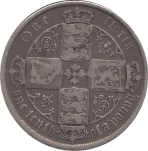 1873 FLORIN ( GF ) DIE 140 - FLORIN - Cambridgeshire Coins