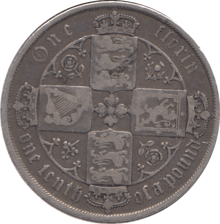 1873 FLORIN ( GF ) DIE 140 - FLORIN - Cambridgeshire Coins