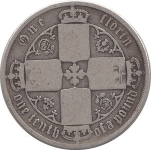 1873 FLORIN ( NF ) DIE 153 - FLORIN - Cambridgeshire Coins