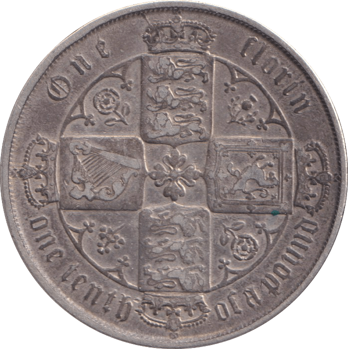 1873 FLORIN ( VF ) DIE 4 - FLORIN - Cambridgeshire Coins