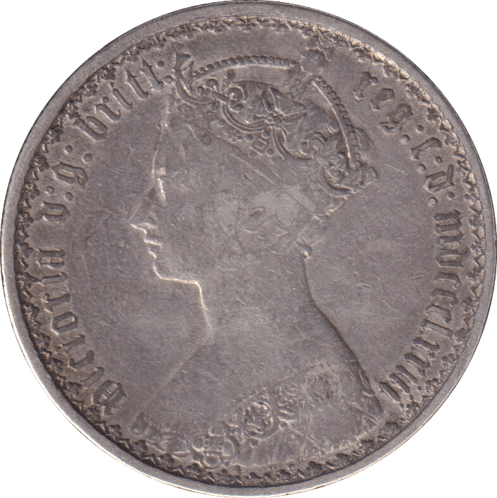 1873 FLORIN ( VF ) DIE 4 - FLORIN - Cambridgeshire Coins