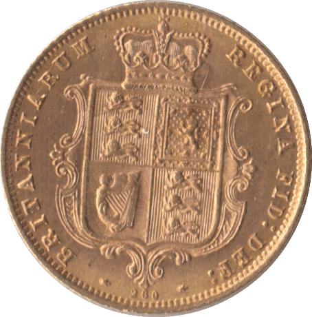 1873 HALF SOVEREIGN ( AUNC ) - HALF SOVEREIGN - Cambridgeshire Coins