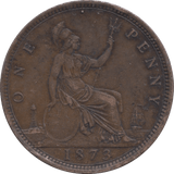 1873 PENNY ( GVF ) - PENNY - Cambridgeshire Coins