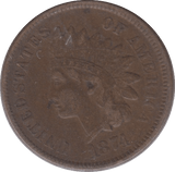 1874 1 CENT USA - WORLD COINS - Cambridgeshire Coins