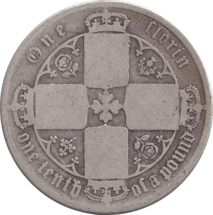 1874 FLORIN ( FAIR ) - FLORIN - Cambridgeshire Coins