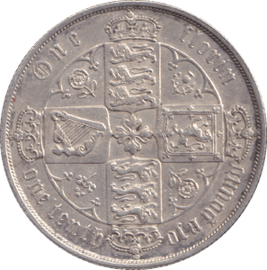 1874 FLORIN ( GVF ) DIE 17 - FLORIN - Cambridgeshire Coins