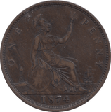 1874 PENNY BRITANNIA ( GF ) - PENNY - Cambridgeshire Coins