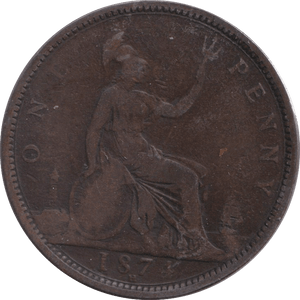 1874 PENNY ( NF ) - PENNY - Cambridgeshire Coins