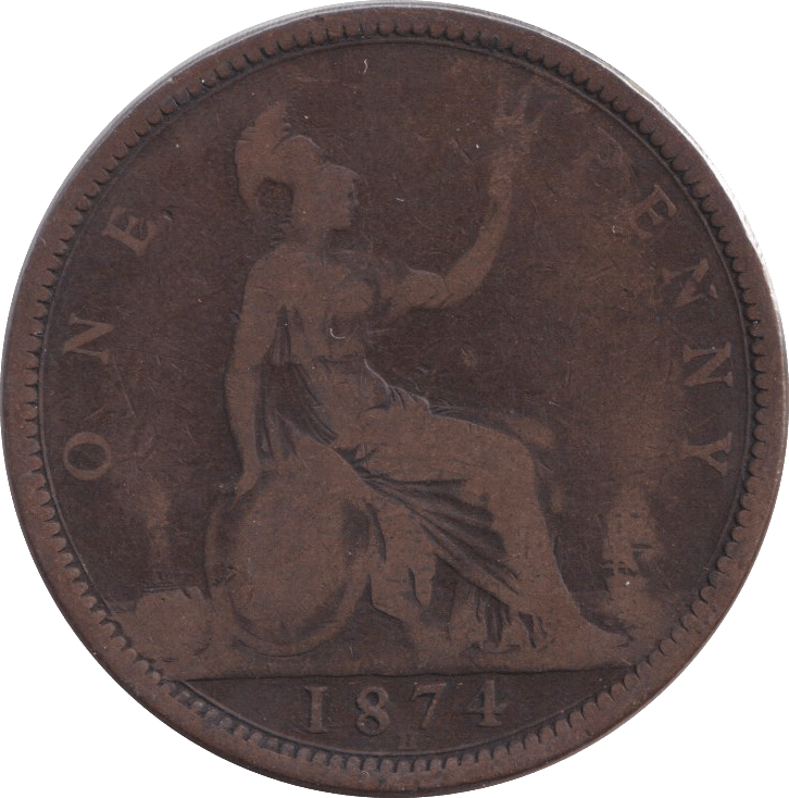 1874 PENNY ( NF ) - PENNY - Cambridgeshire Coins