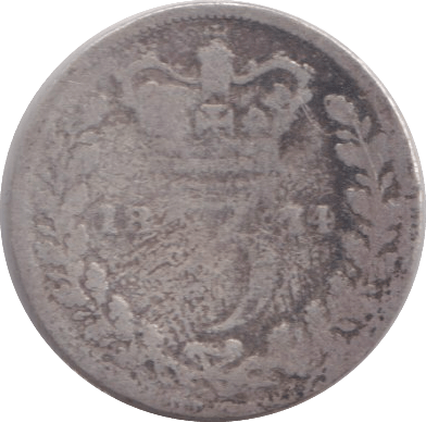 1874 THREEPENCE ( FAIR ) - WORLD COINS - Cambridgeshire Coins