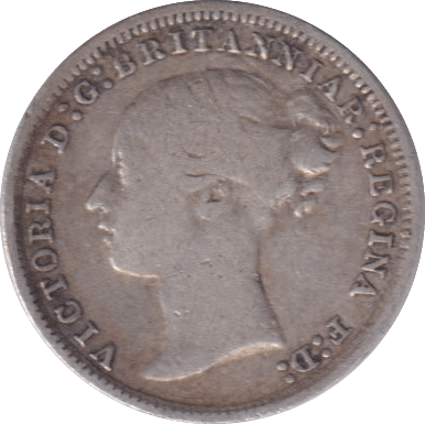 1874 THREEPENCE ( GF ) - THREEPENCE - Cambridgeshire Coins