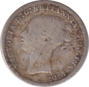 1874 THREEPENCE ( NF ) - WORLD COINS - Cambridgeshire Coins