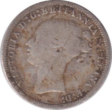 1874 THREEPENCE ( NF ) - WORLD COINS - Cambridgeshire Coins