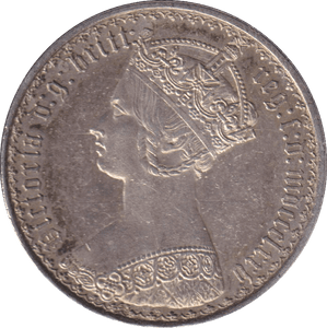 1875 FLORIN ( AUNC ) DIE 53 - FLORIN - Cambridgeshire Coins