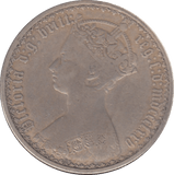 1875 FLORIN ( GF ) DIE 52 - FLORIN - Cambridgeshire Coins