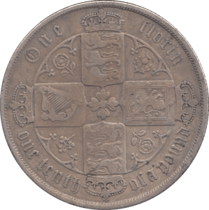 1875 FLORIN ( GF ) DIE 52 - FLORIN - Cambridgeshire Coins