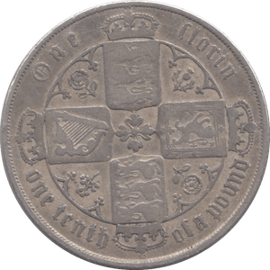 1875 FLORIN ( NF ) DIE 14 - FLORIN - Cambridgeshire Coins