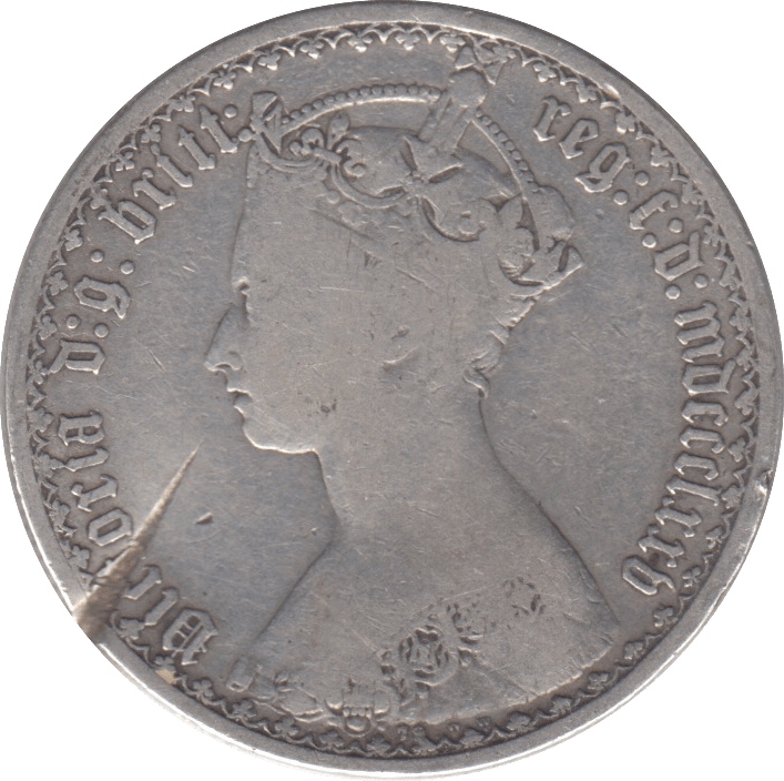 1875 FLORIN ( NF ) DIE 79 - FLORIN - Cambridgeshire Coins