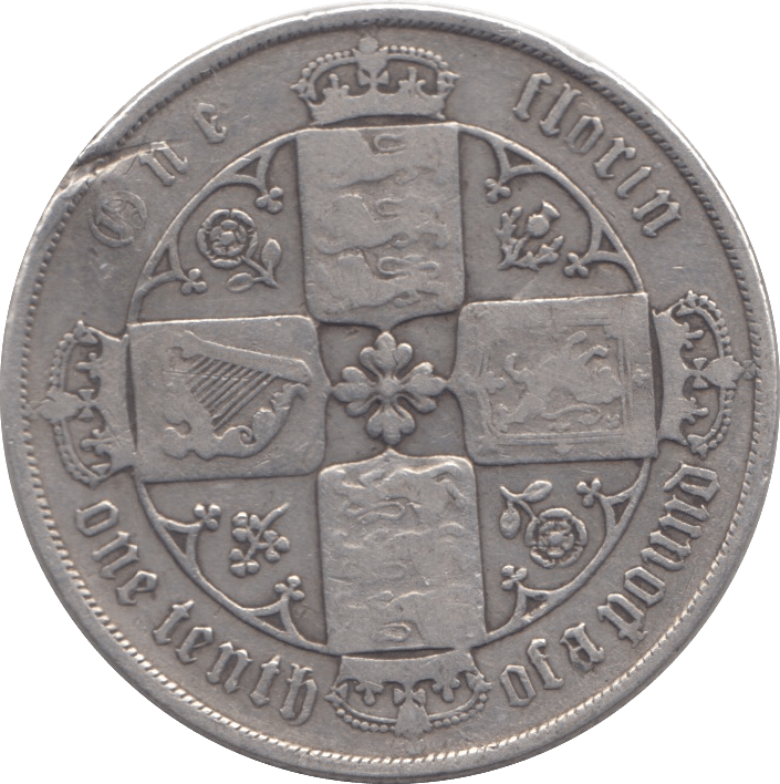 1875 FLORIN ( NF ) DIE 79 - FLORIN - Cambridgeshire Coins