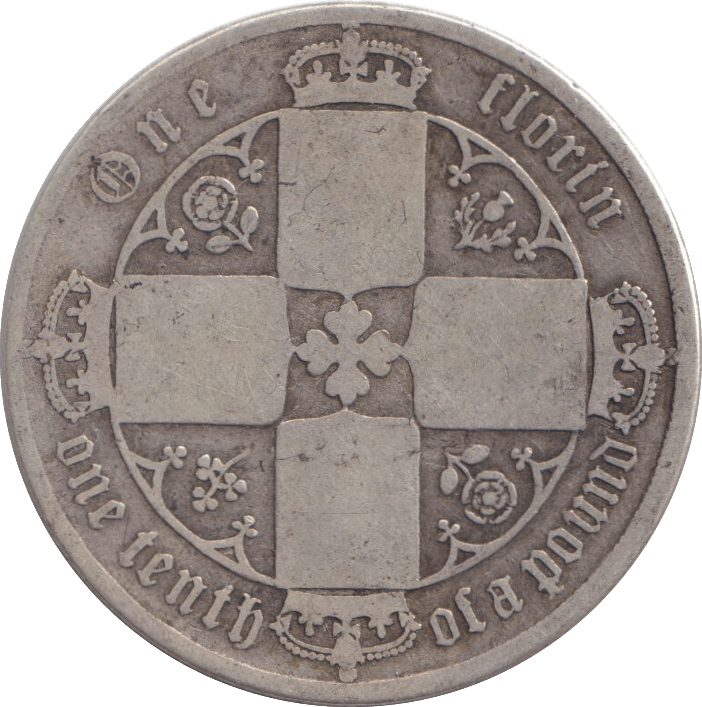 1875 FLORIN ( NF ) - FLORIN - Cambridgeshire Coins