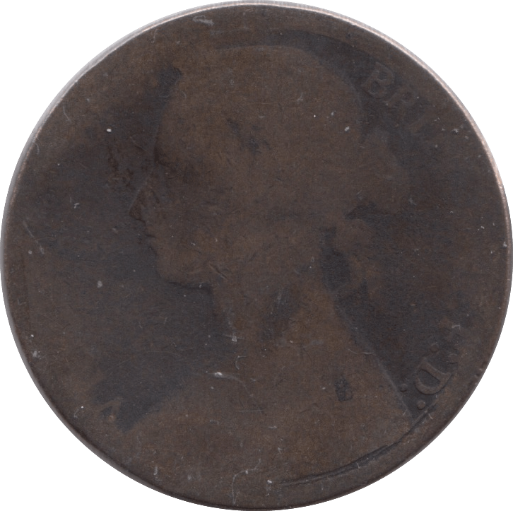 1875 PENNY ( POOR ) H - Penny - Cambridgeshire Coins