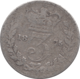 1875 THREEPENCE ( FAIR ) 3 - THREEPENCE - Cambridgeshire Coins