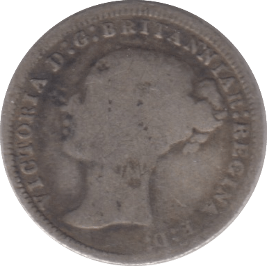 1875 THREEPENCE ( NF ) 1 - THREEPENCE - Cambridgeshire Coins