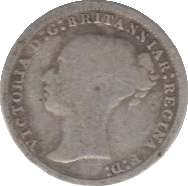 1875 THREEPENCE ( NF ) * - THREEPENCE - Cambridgeshire Coins