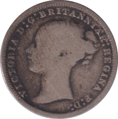 1875 THREEPENCE ( NF ) - WORLD COINS - Cambridgeshire Coins