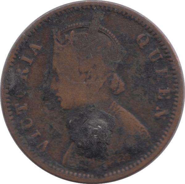 1876 1/4 ANNA BRITISH INDIA - WORLD COINS - Cambridgeshire Coins