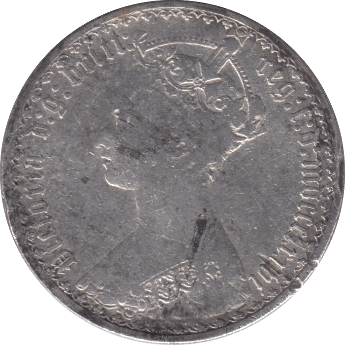 1876 FLORIN ( FINE ) DIE 9 - FLORIN - Cambridgeshire Coins