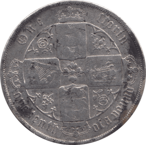 1876 FLORIN ( FINE ) DIE 9 - FLORIN - Cambridgeshire Coins