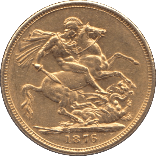 1876 GOLD SOVEREIGN ( AUNC ) MELBOURNE MINT - SOVEREIGN - Cambridgeshire Coins