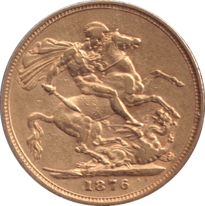 1876 GOLD SOVEREIGN ( VF ) - SOVEREIGN - Cambridgeshire Coins