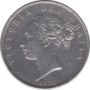 1876 HALFCROWN ( AUNC ) - HALFCROWN - Cambridgeshire Coins