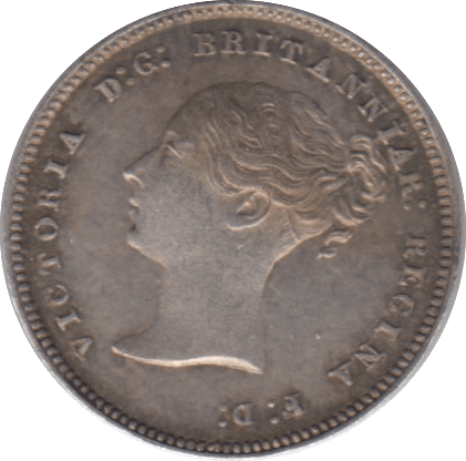 1876 MAUNDY FOURPENCE ( EF ) - MAUNDY FOURPENCE - Cambridgeshire Coins