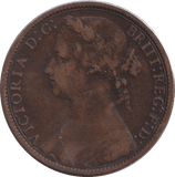 1876 PENNY ( FINE ) - PENNY - Cambridgeshire Coins