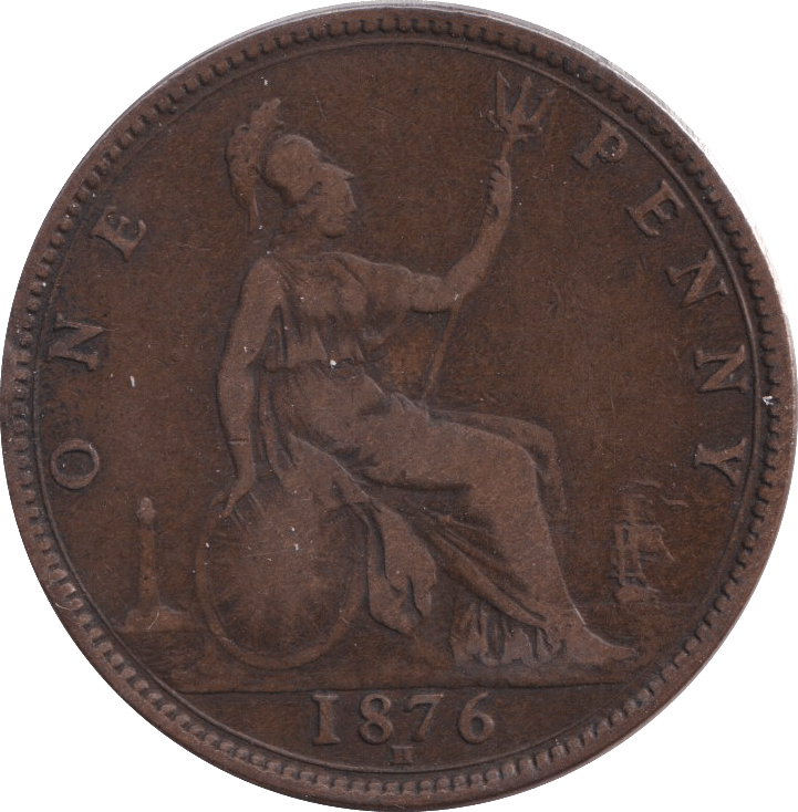 1876 PENNY ( FINE ) - PENNY - Cambridgeshire Coins