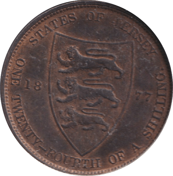 1877 1/24 SHILLING - PENNY - Cambridgeshire Coins