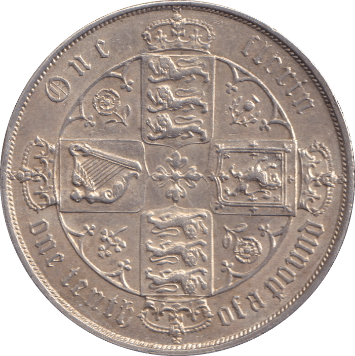 1877 FLORIN ( AUNC ) DIE 56 - FLORIN - Cambridgeshire Coins