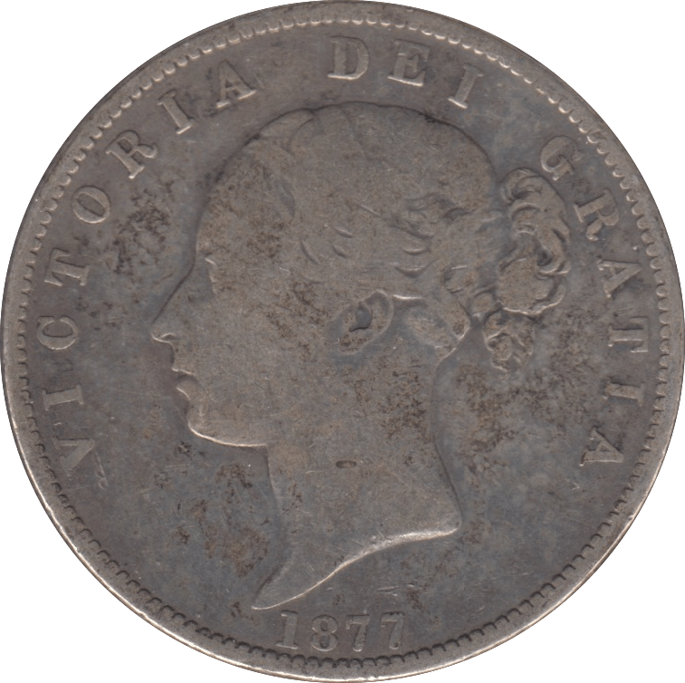 1877 HALFCROWN ( GF ) - HALFCROWN - Cambridgeshire Coins