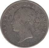 1877 HALFCROWN ( GF ) - HALFCROWN - Cambridgeshire Coins