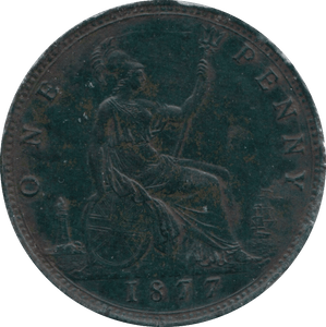 1877 PENNY ( EF ) - PENNY - Cambridgeshire Coins