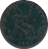 1877 PENNY ( EF ) - PENNY - Cambridgeshire Coins