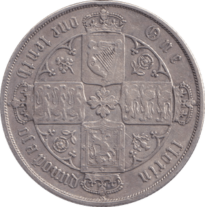 1878 FLORIN ( VF ) DIE 43 - FLORIN - Cambridgeshire Coins